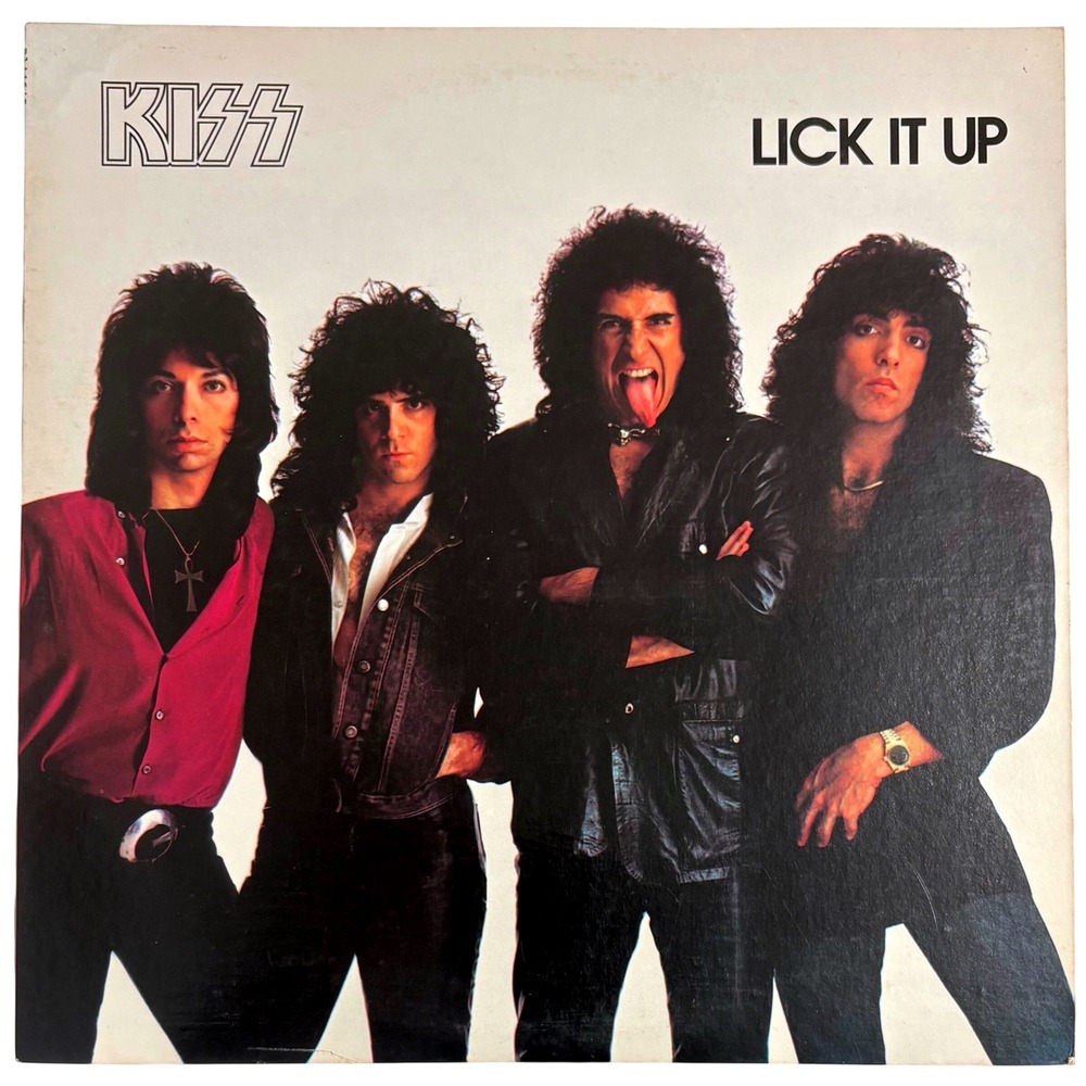 KISS Lick It Up Vinyl LP 1983 Mercury Records 422-814 297-1 M-1 First Unmasked